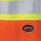 Pioneer Safety Shirt, Moisture wicking birdseye polyester, Hi-Vis Orange, L V1051150U-L - alternate 2